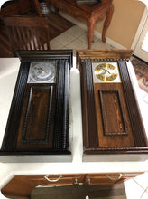 Load image into Gallery viewer, Wall clock jr in dark walnut