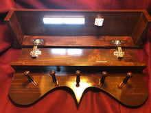 Load image into Gallery viewer, Coat rack concealment (mahogany color)
