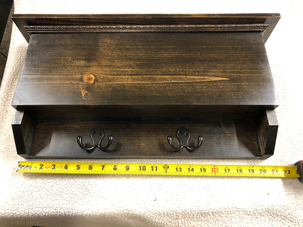 Small entry way coat rack