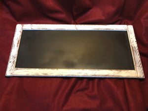 Distressed farmhouse chalkboard