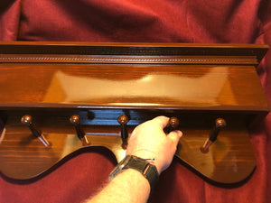 Coat rack concealment (mahogany color)