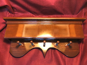 Coat rack concealment (mahogany color)